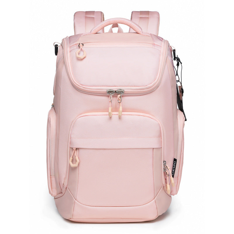 OZUKO Business Backpack Men's Commuting Large Capacity Computer Bag Travel Backpack High-end Waterproof School Bag - 图片 7