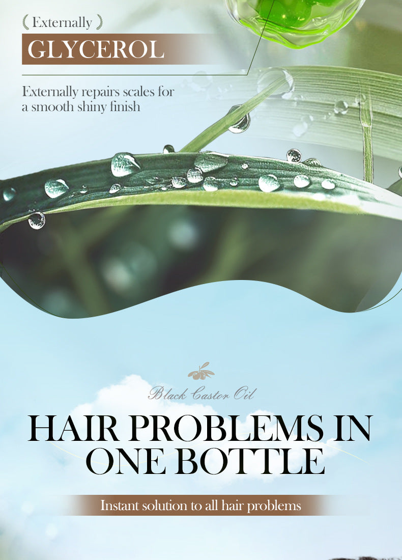 Black Castor Oil Hair Mask500gSADOER Nourishing, Smooth and Fluffy Conditioner Cross-Border Wholesale - 图片 16