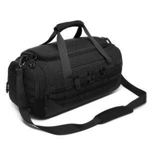 ozuko Men's Travel Bag Handheld Large Capacity Waterproof Sports Bag Tactical Commuting Multifunctional Business Travel Bag