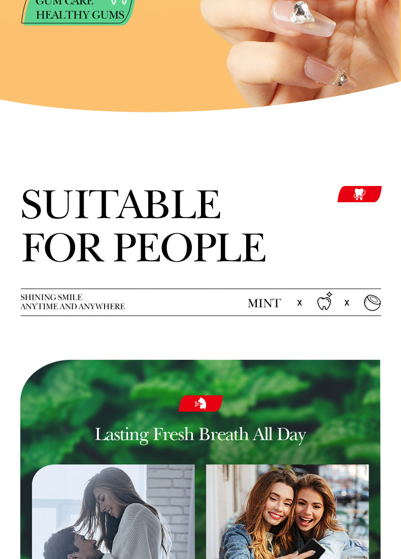 Toothpaste SADOER Vitamin C Coconut Oral Care Gum Protection Wholesale Live Streaming - 图片 26