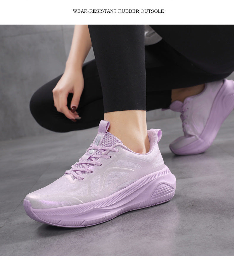 Professional Running Shoes for Men and Women, Spring and Summer New Soft Sole, Lightweight, Shock Absorption, Breathable, Jump Rope, Non-Slip, Marathon Walking Shoes - 图片 38