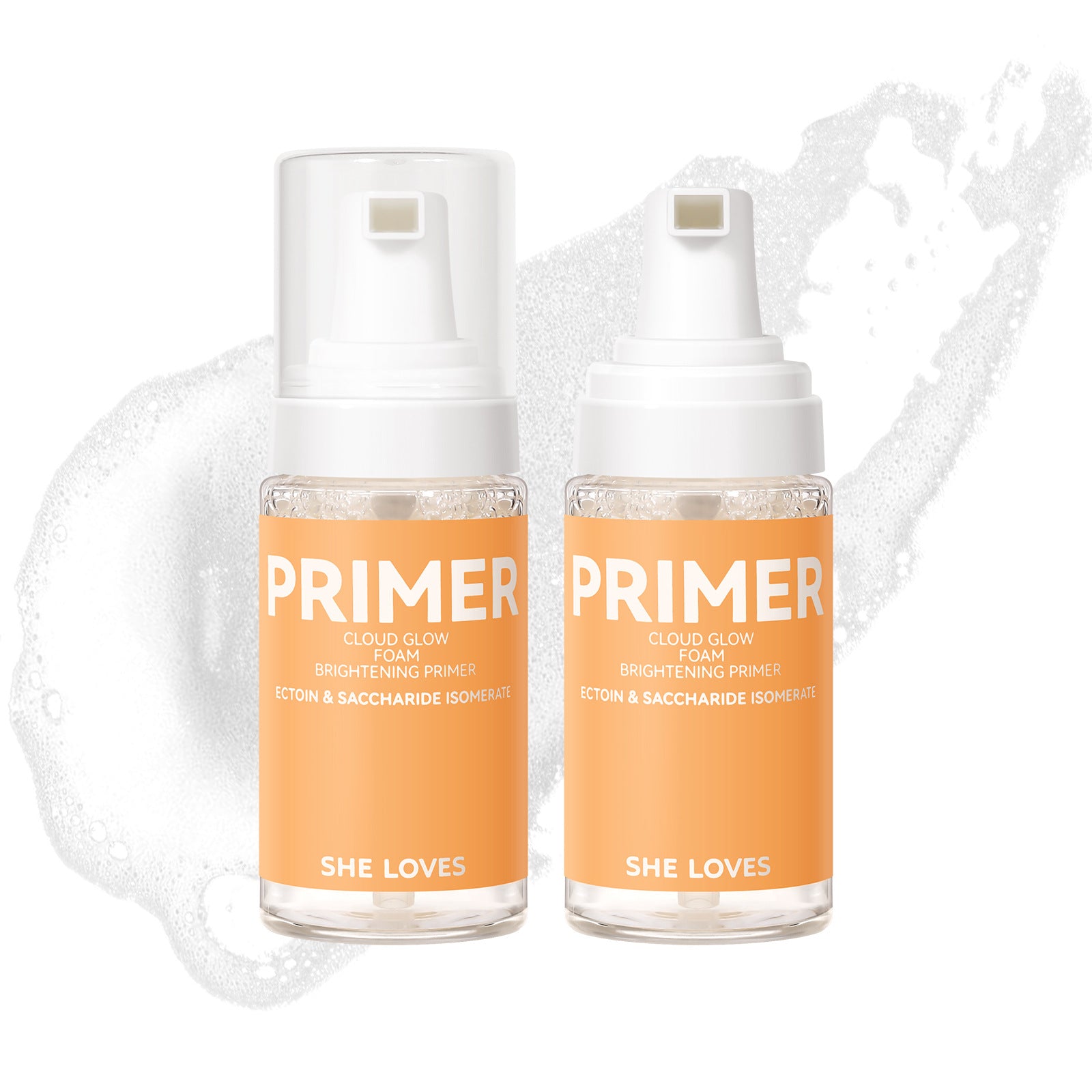 SheLoves Foam before makeup application Hot-selling Makeup Primer Foam Isolation Cream Brightening Skin Tone Primer - 图片 22