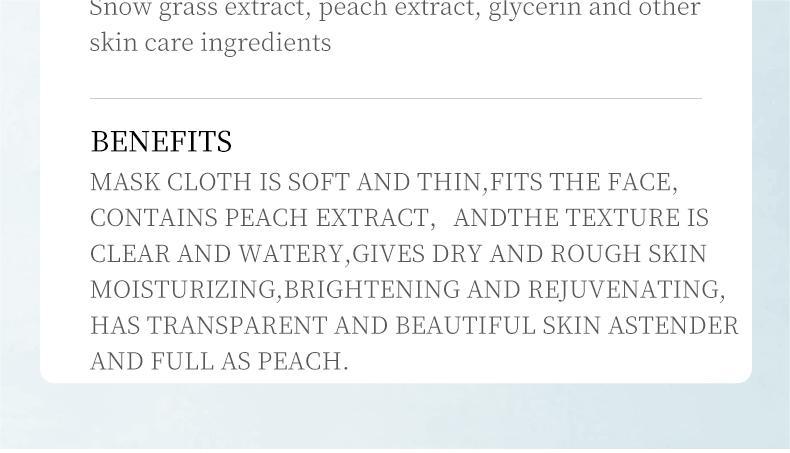 Fruit Mask SADOER Avocado Rose Hydrating Moisturizing Tablets Cross-border Foreign Trade Skincare Wholesale - 图片 28