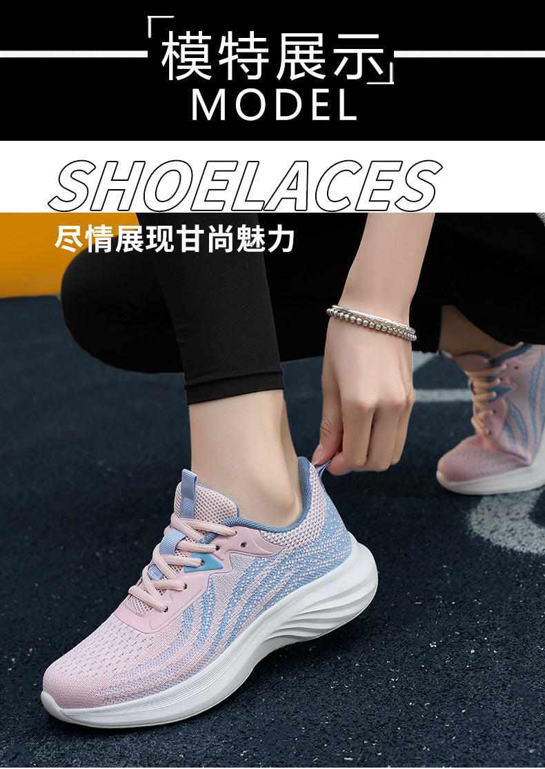 Plus Size Women's Shoes Mesh Breathable Sports Shoes Casual Shoes Lightweight Student Running Shoes Soft Sole Travel Shoes - 图片 19