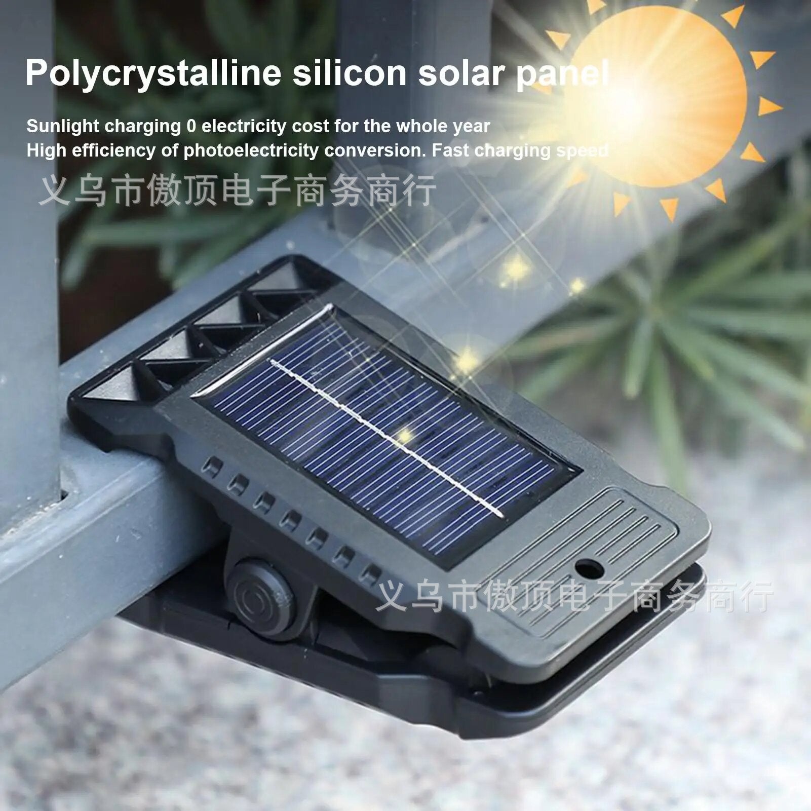 Solar Clip Light Human Body Sensing Outdoor Garden Light Garden Lighting Solar Fence Light Wall Light - 图片 17