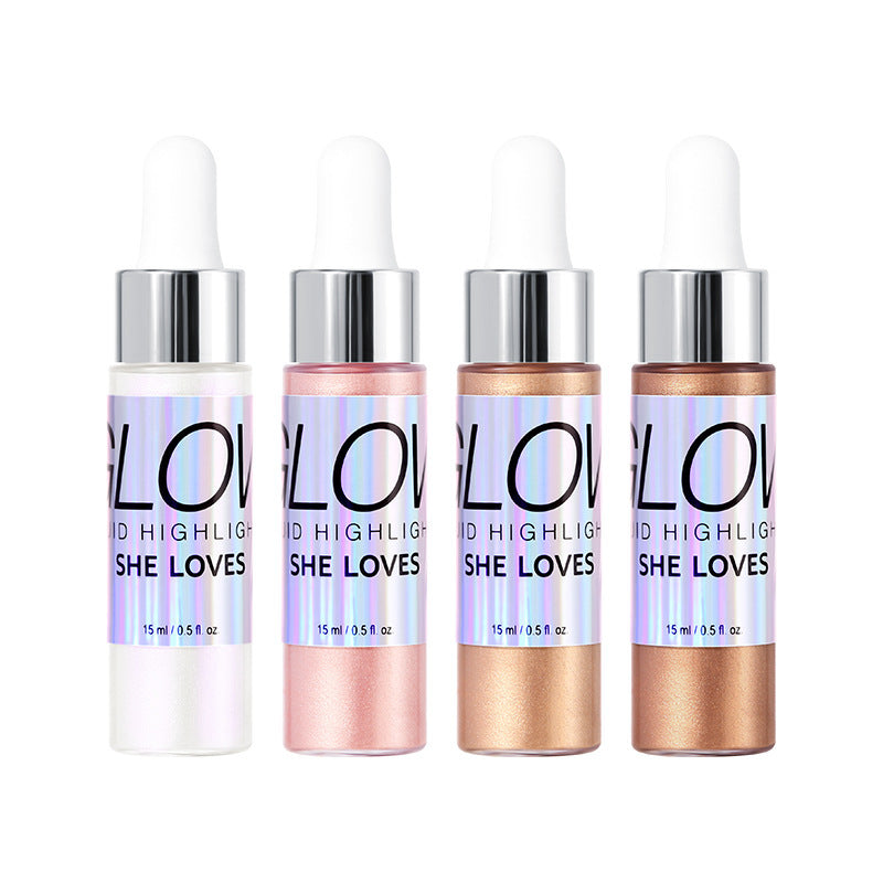 SHELOVES Highlight Liquid Contour Shadow Nose Shadow Diamond Brightening Liquid Face Body Highlight - 图片 4