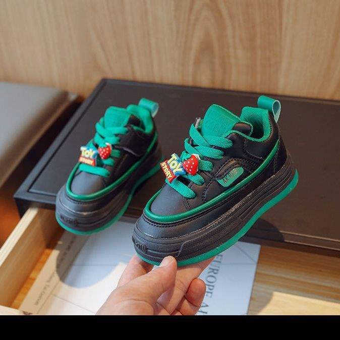 2025Autumn Unisex Stylish Casual Cute Big Kids Sneakers High Top Versatile Non-Slip Shoes - 图片 6