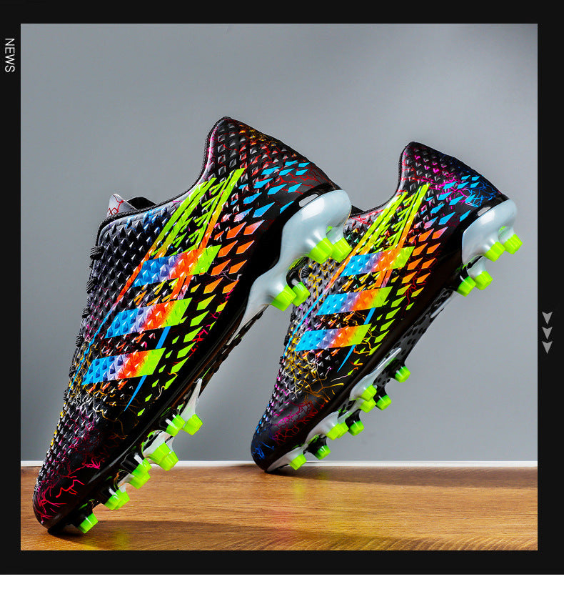 New professional football shoes for men and women AG Spike TF Broken Nail Youth Student Grassland Competition Training Shoes - 图片 49