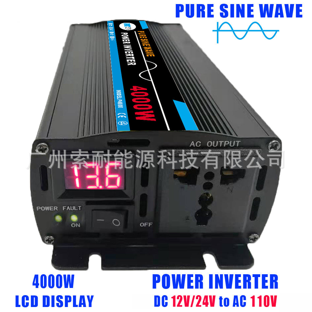 800W Sine Wave Inverter DC12V/24V Turn AC110V120VWish Shopee Platform Export - 图片 5