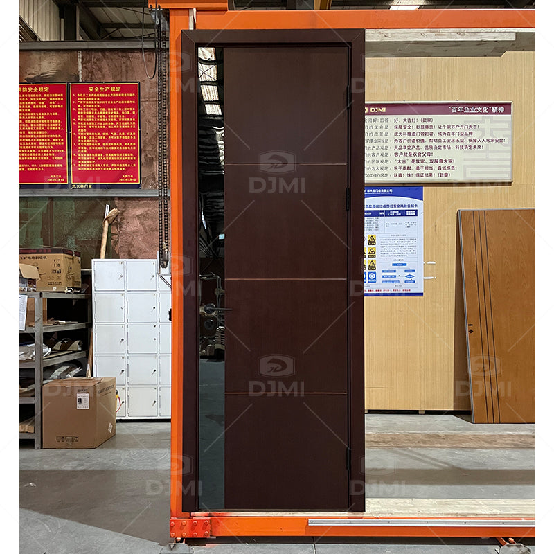 Fire Rated Wood Door Fire Rated Wooden Doors 60Min Fire Rated Flush Waterproof Wood Hotel Doors - 图片 3