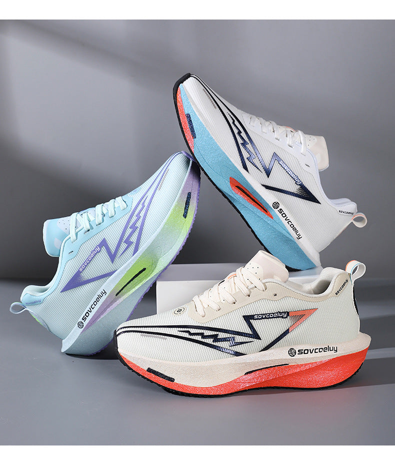 2025New Professional Running Shoes Sports Shoes Breathable Versatile Trendy Men Couples Youth Campus Casual Racing Training Shoes - 图片 37