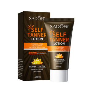 Tanning Cream50g SADOER Natural Darkening Bronze Wheat Color Tanning Cream Cross-Border Wholesale