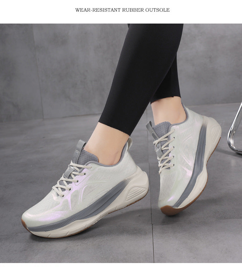 Professional Running Shoes for Men and Women, Spring and Summer New Soft Sole, Lightweight, Shock Absorption, Breathable, Jump Rope, Non-Slip, Marathon Walking Shoes - 图片 48
