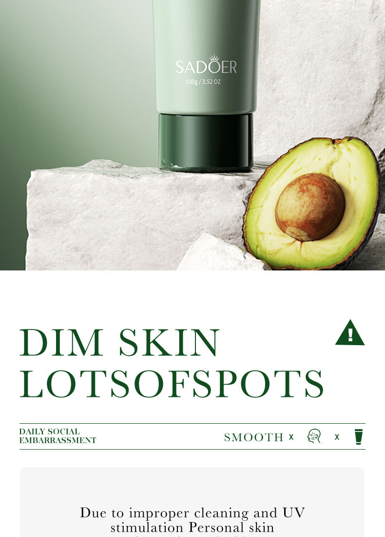 Avocado Skincare Set SADOER Cleansing, moisturizing and moisturizing six-piece set foreign trade wholesale - 图片 13