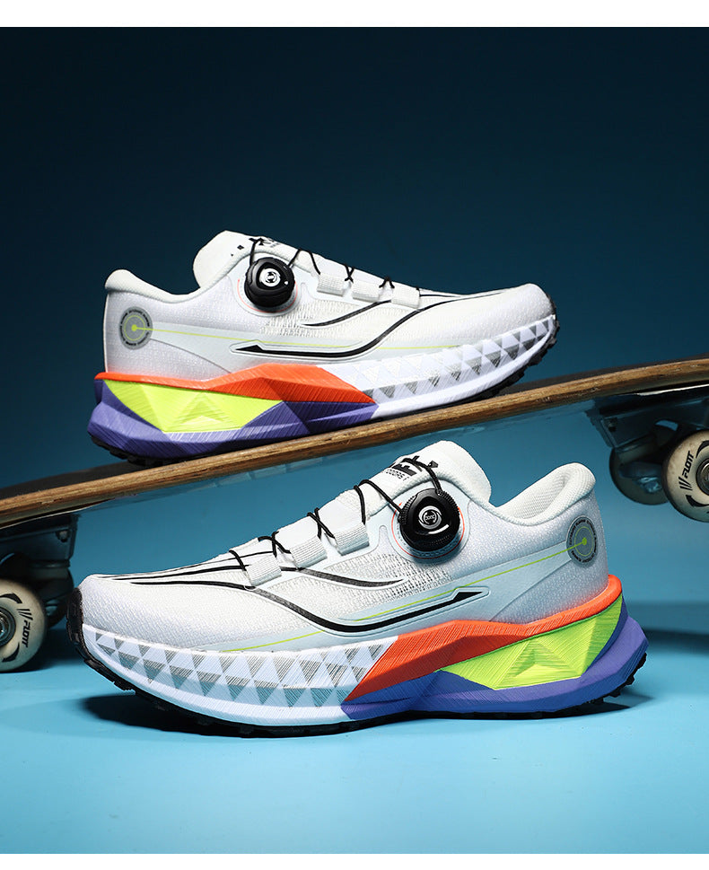 Full Palm Carbon Plate Sports Running Shoes Double Layer Popcorn Outdoor Trail Running Shoes Marathon Men's and Women's Shoes - 图片 53