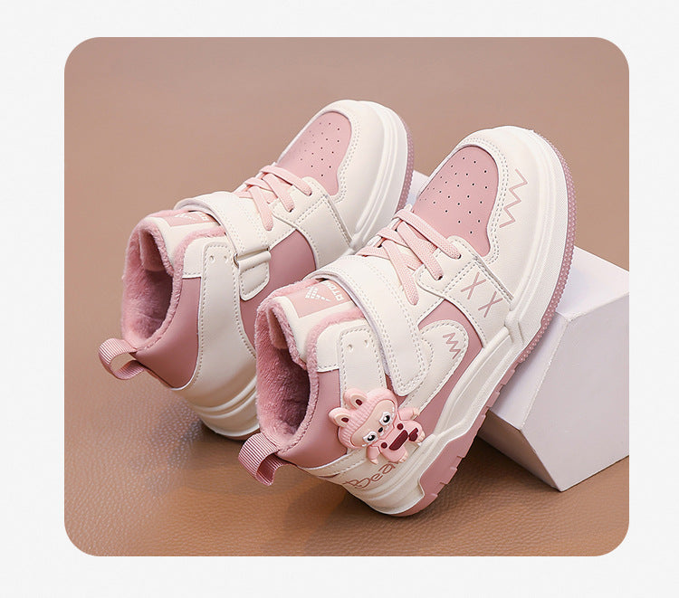 Fashion Doll Labubu Girls' Shoes Princess Shoes2025New Autumn Children's Soft Sole Casual Sports Shoes - 图片 28