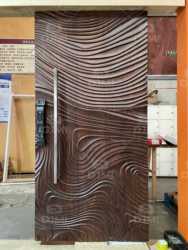 China Top Manufacturer Modern Design Villa Exterior High-end Main Solid Wood Entry Door for Houses Outside Front Door - 图片 8