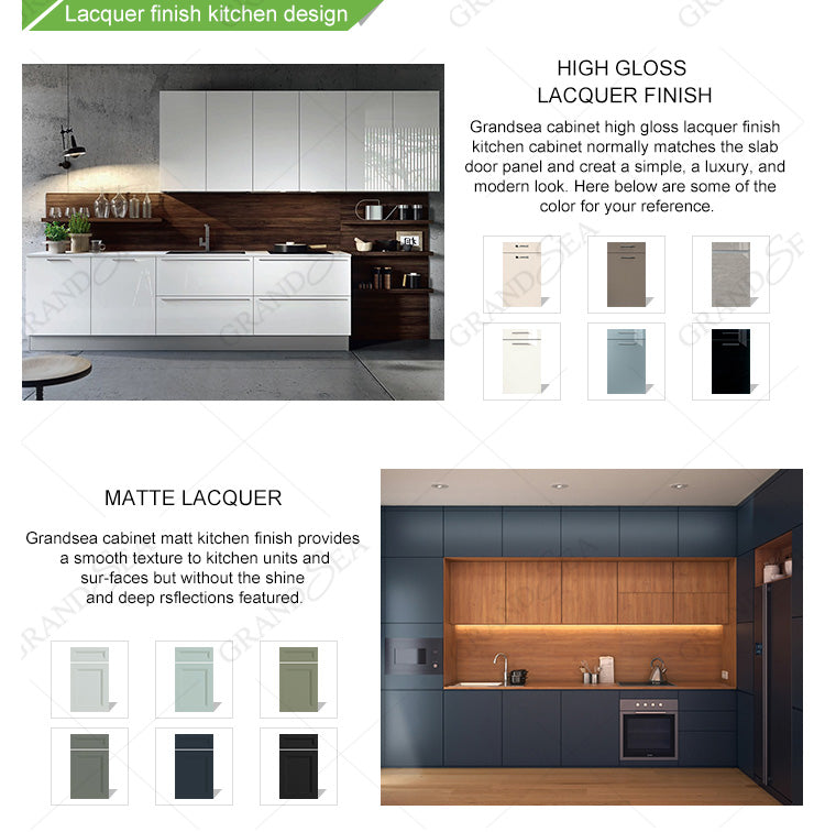 Ready to Assemble Modern Kitchen Cabinets Furniture Aluminium Cabinet Kitchen 4g - 图片 8