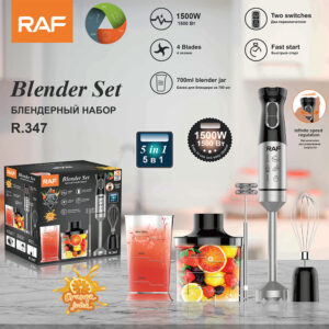 RAF EU Standard Portable Handheld Electric Stainless Steel Cooking Stick Blender Household Food Mixer347