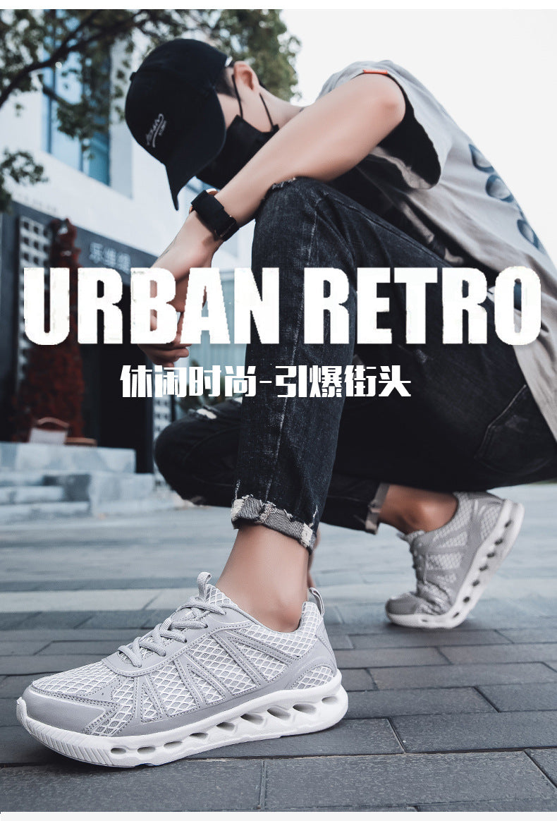New Men's Running Shoes Large Size Mesh Breathable Casual EVA Lightweight cushioning rebound city commuter shoes - 图片 12