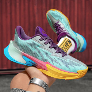 Basketball Shoes New Mesh Breathable Anti-Slip Practical Cushioning Rebound Sneakers Fashion Trend Lightweight Sports Shoes