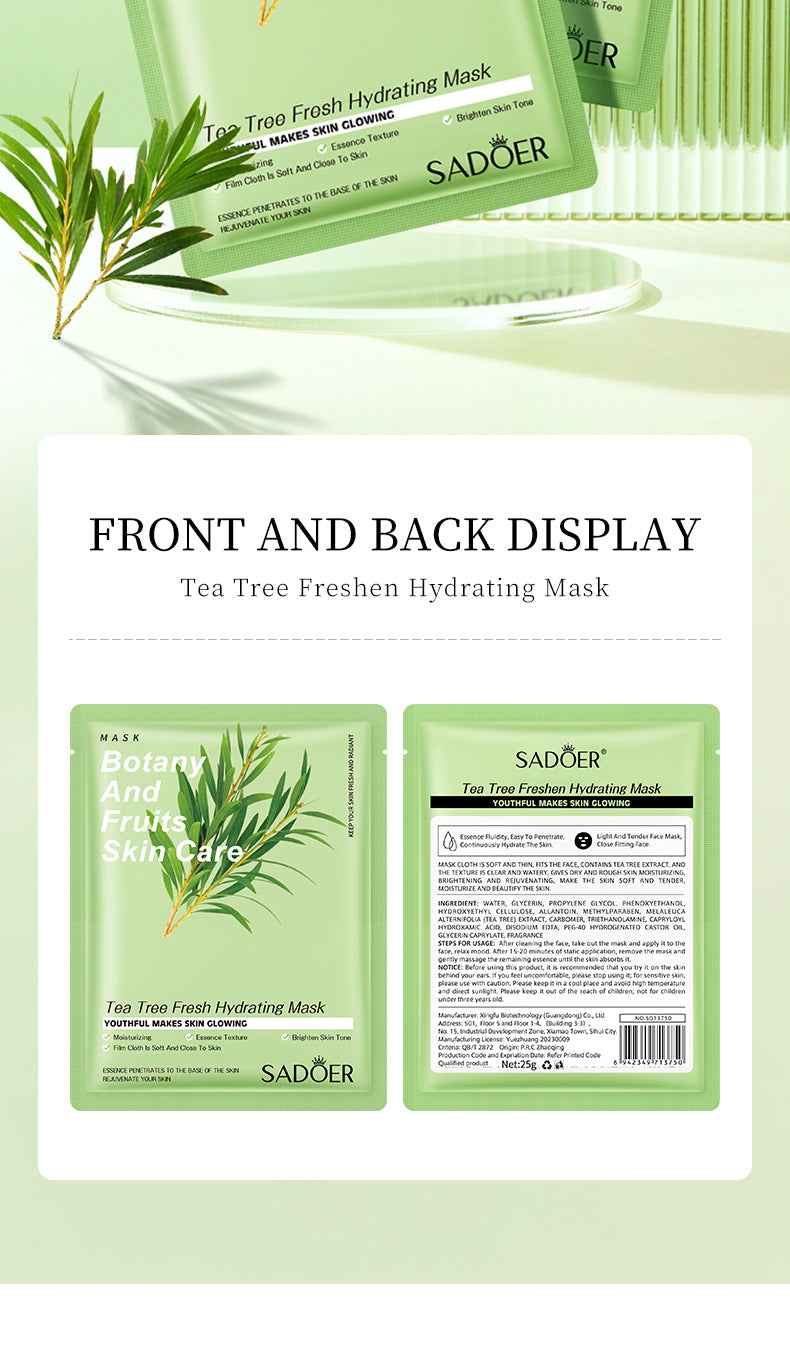 Fruit Mask SADOER Avocado Rose Hydrating Moisturizing Tablets Cross-border Foreign Trade Skincare Wholesale - 图片 58