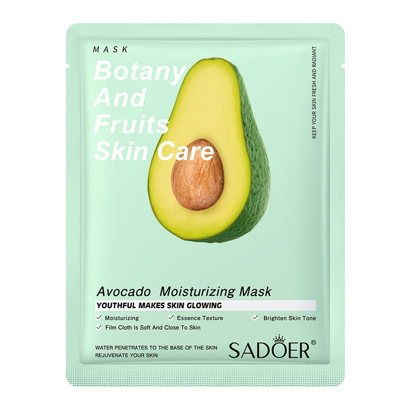 Fruit Mask SADOER Avocado Rose Hydrating Moisturizing Tablets Cross-border Foreign Trade Skincare Wholesale - 图片 5