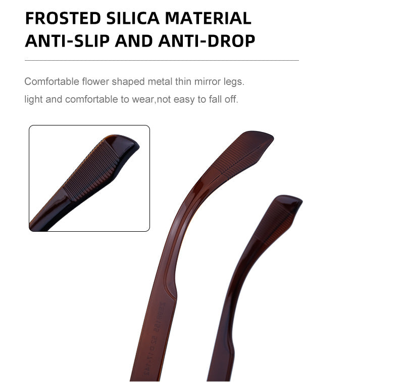 New European and American Fashion Square Frame Sunglasses for Men, Simple Personality Black Frame Glasses sunglasses - 图片 21