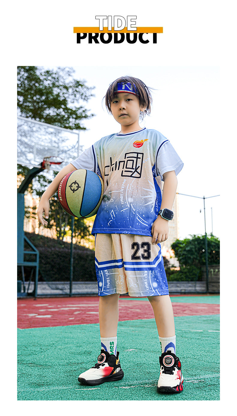 Chinese Style Girls' Shoes2025Autumn New Mesh Breathable Running Sports Shoes Children's Anti-Slip Wear-Resistant Basketball Shoes - 图片 28