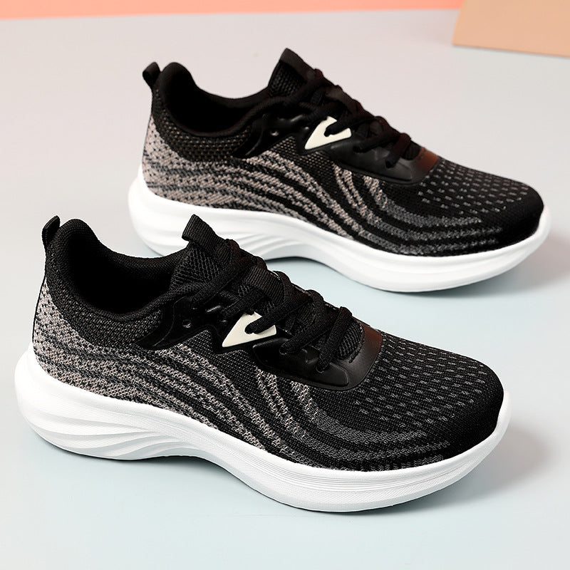 Plus Size Women's Shoes Mesh Breathable Sports Shoes Casual Shoes Lightweight Student Running Shoes Soft Sole Travel Shoes - 图片 6