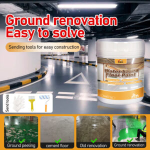 Colorful Three-in-One Floor Paint Parking lot basement warehouse factory floor coating self-leveling anti-slip
