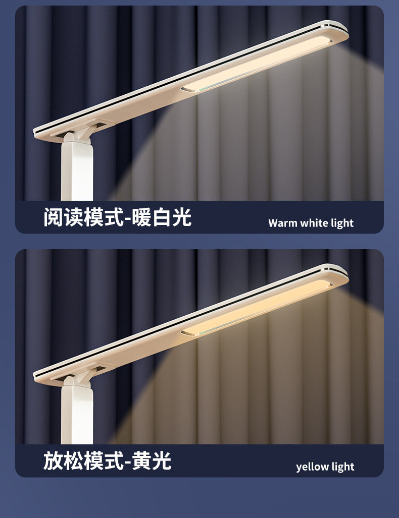 Amazon led Eye Protection Desk Lamp Study Bright Desktop Foldable15W Wireless Charging Touch Student Reading Bedside Lamp - 图片 22
