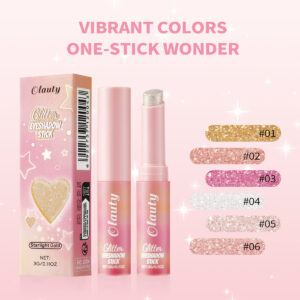 tk Jelly Highlight Eyeshadow Stick3g Contour Highlight Stick Pearlescent Shimmer6Color Packaging Beauty Makeup