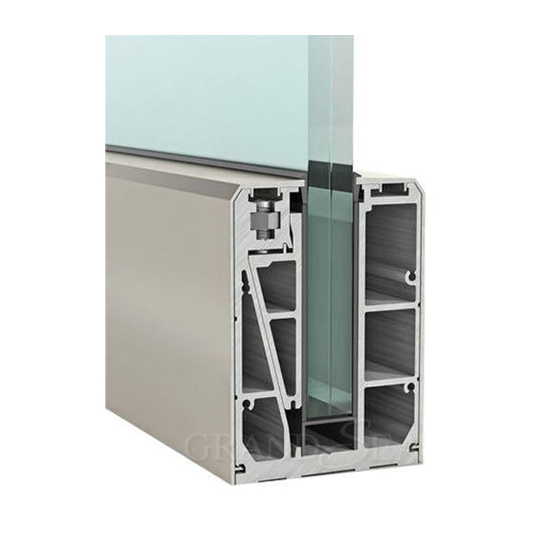 Outdoor Simple Balcony Glass Railing Balustrade Designs for Swimming Pool - 图片 13