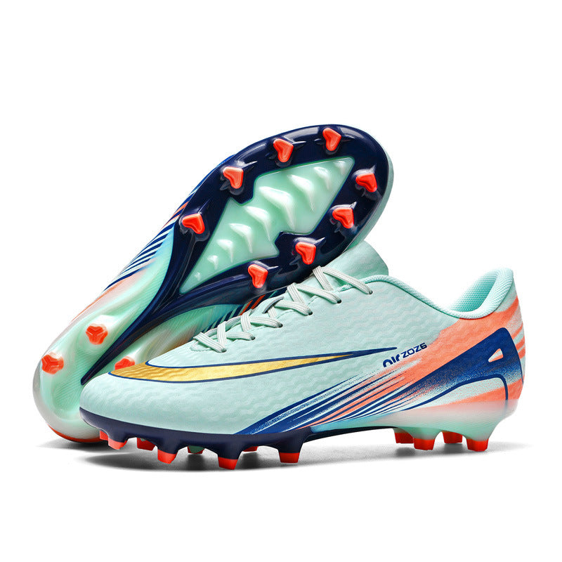 2025New Breathable Football Shoes for Men and Women Students Long Spikes Youth Grass Flat Ground Broken Spikes Training Shoes - 图片 6