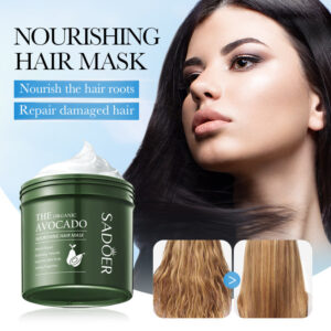 Avocado Smooth and Nourishing Hair Mask SADOER Cross-border foreign trade wholesale of frizz improvement conditioner