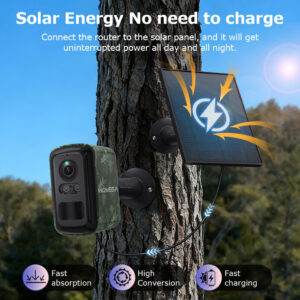 Exclusive Supply4G Solar Camera Outdoor Camouflage Battery Camera3MP High Definition Full Color Night Vision Surveillance