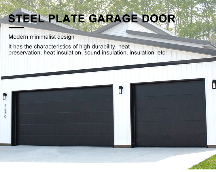 Modern Industrial Overhead Garage Door Motor Automatic Aluminum Glass Garage Door for Homes - 图片 6