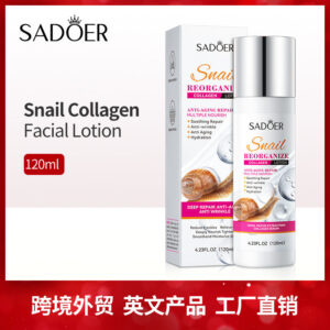 Snail Lotion120ml SADOER Collagen Moisturizing Body Lotion Cross-Border Wholesale