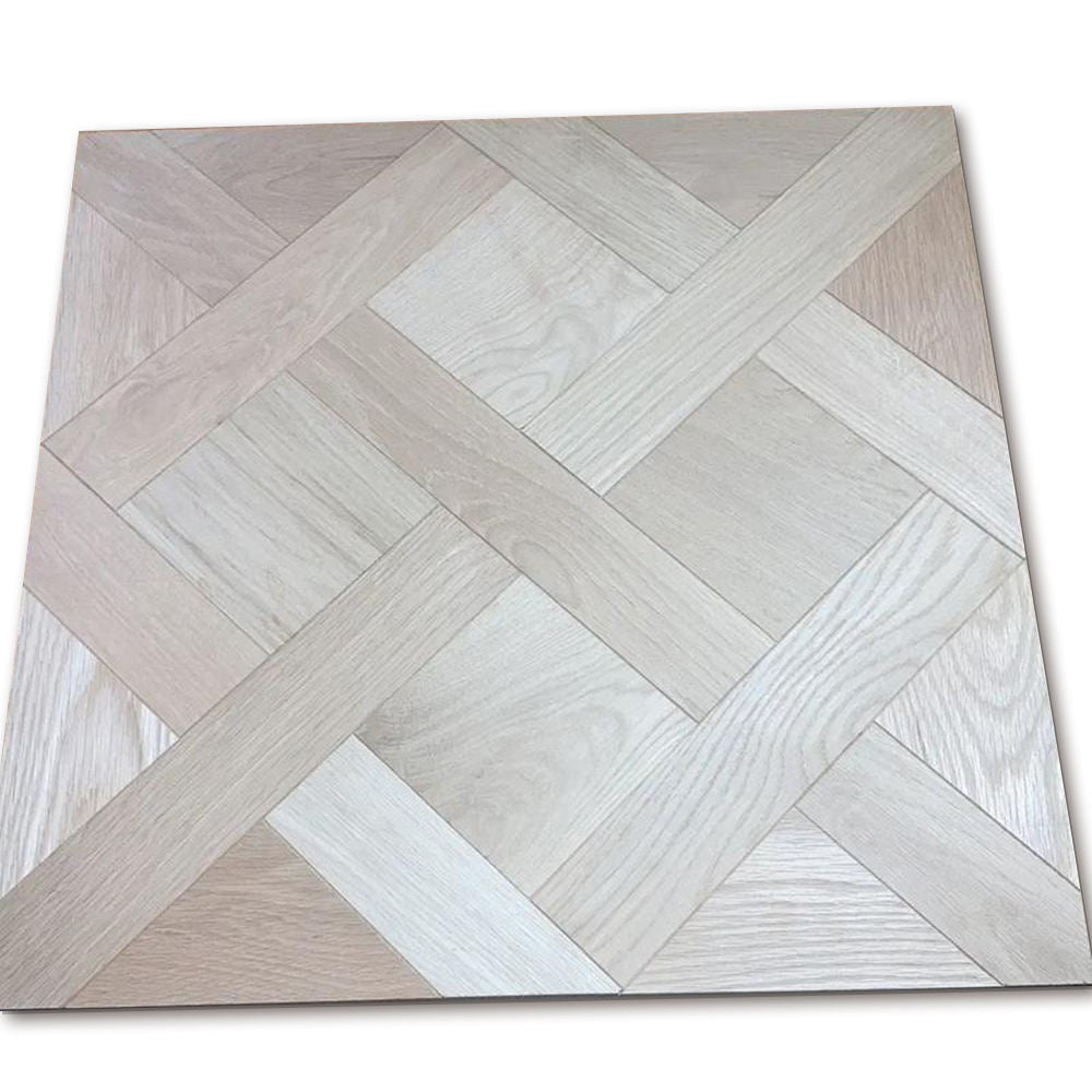 Custom 12mm Square Solid Oak Parquet Flooring | Engineered Wood Panels for Modern Home Office Exterior Use-Waterproof Anti-Slip - 图片 4