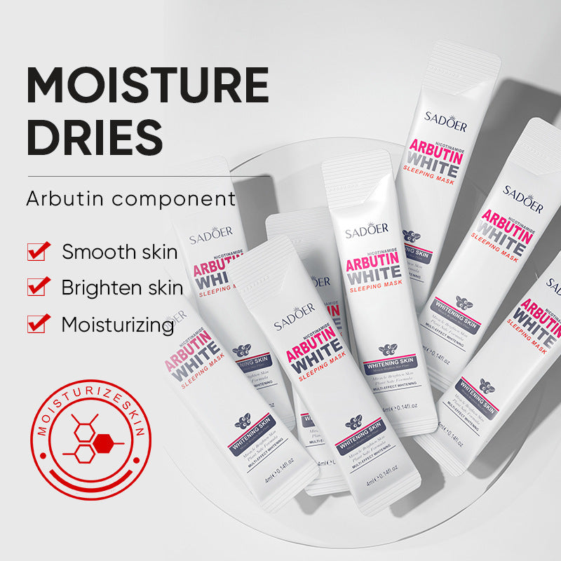 Arbutin Good Night Freeze Mask SADOER Niacinamide No-Rinse Sleeping Mask Strip Pack Cross-Border Wholesale - 图片 3