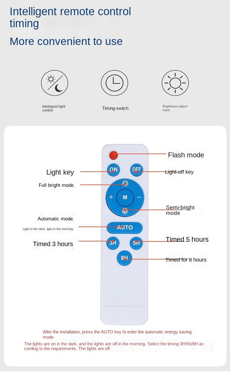 Blast Project Solar Garden Lights Waterproof LED Street Lights for New Rural Factory District IP65 Rating-Wholesale - 图片 21