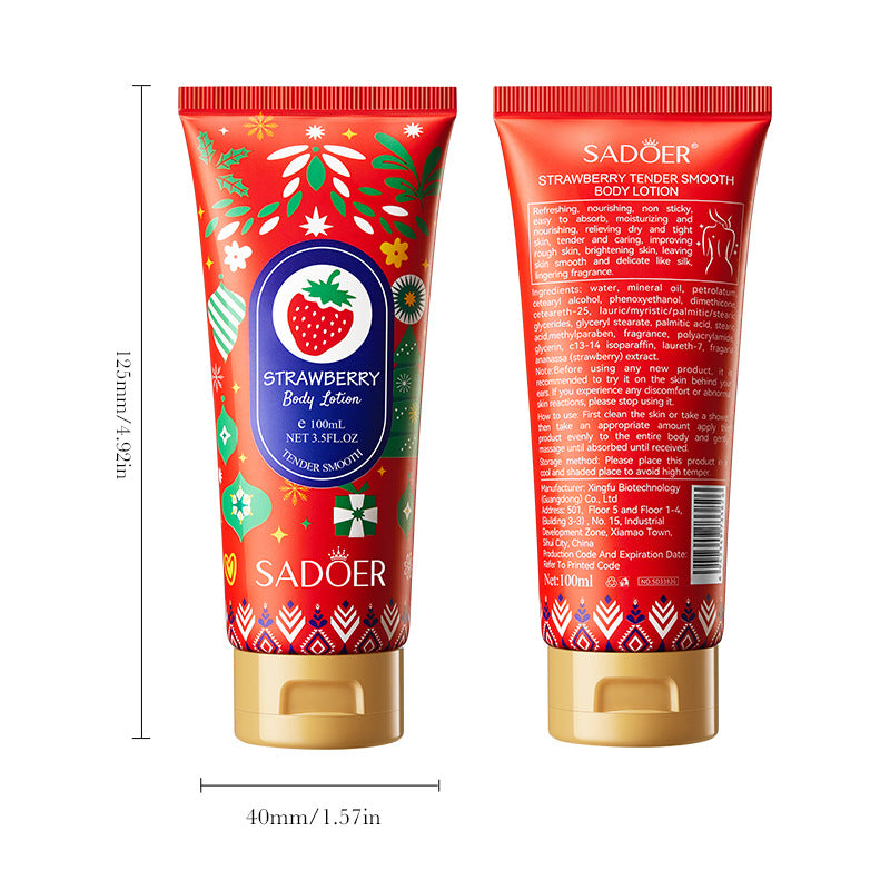 Avocado Moisturizing Body Lotion SADOER Autumn and winter moisturizing body cream cross-border foreign trade wholesale - 图片 5