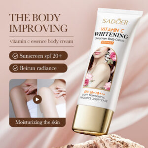 Makeup SADOER Vitamin C Body Cream Sunscreen Whitening Body Lotion  Wholesale