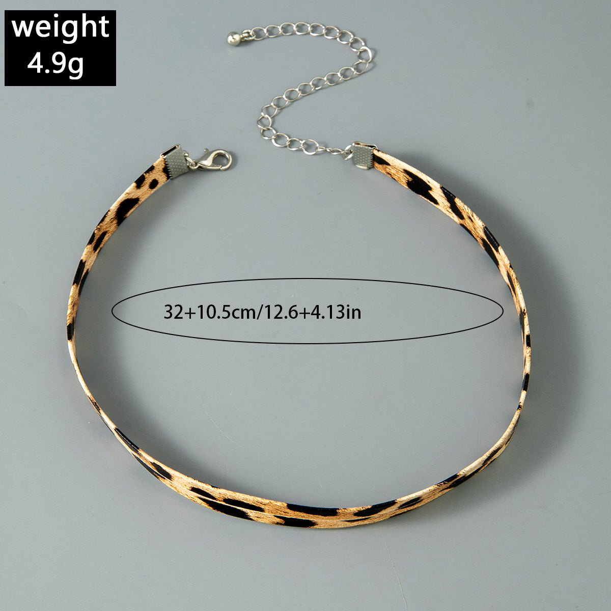 European and American Style Ocean-themed Cross Conch Starfish Pendant Leopard Print Exaggerated Necklace Collarbone Chain Jewelry - 图片 78