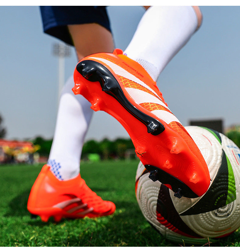 2025New Football Shoes for Men and Women, Youth Students, Fashionable and Comfortable, Long Spikes, Low-top, Factory Direct Sale - 图片 41