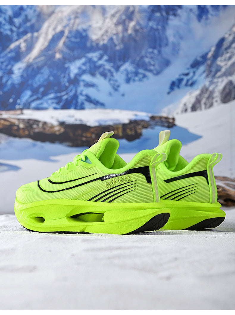 Friction Sound Real Explosion Soft Sole Breathable Racing Running Shoes Unisex Versatile Shock Absorption Anti-Slip Couple Casual Sports Shoes - 图片 21