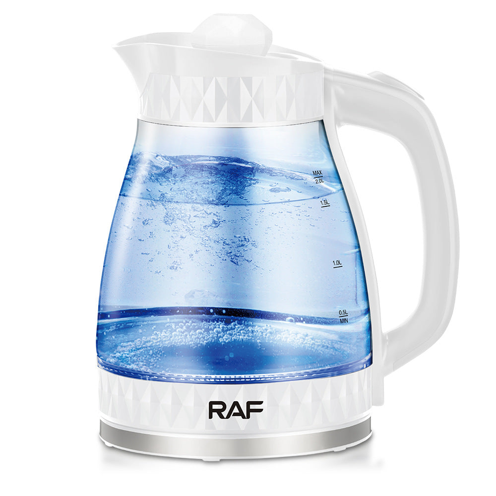 RAF European Standard Transparent Glass2L Electric Kettle Automatic Large Capacity Multi-Functional Kettle Overheat Protection - 图片 5
