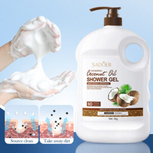 Large Capacity Shower Gel Amino Acid Moisturizing2kg Smooth Fragrance Body Wash Export Manufacturer Wholesale