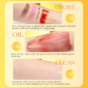 ICVC#Makeup Remover Cream Facial Cleansing Easy Makeup Removal Vitamin C Moisturizing cream30g Packaging European Beauty Makeup